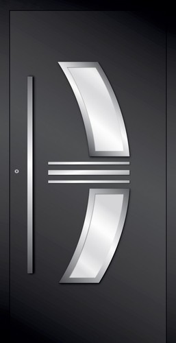 nowoczesne aluminiowe drzwi wejściowe